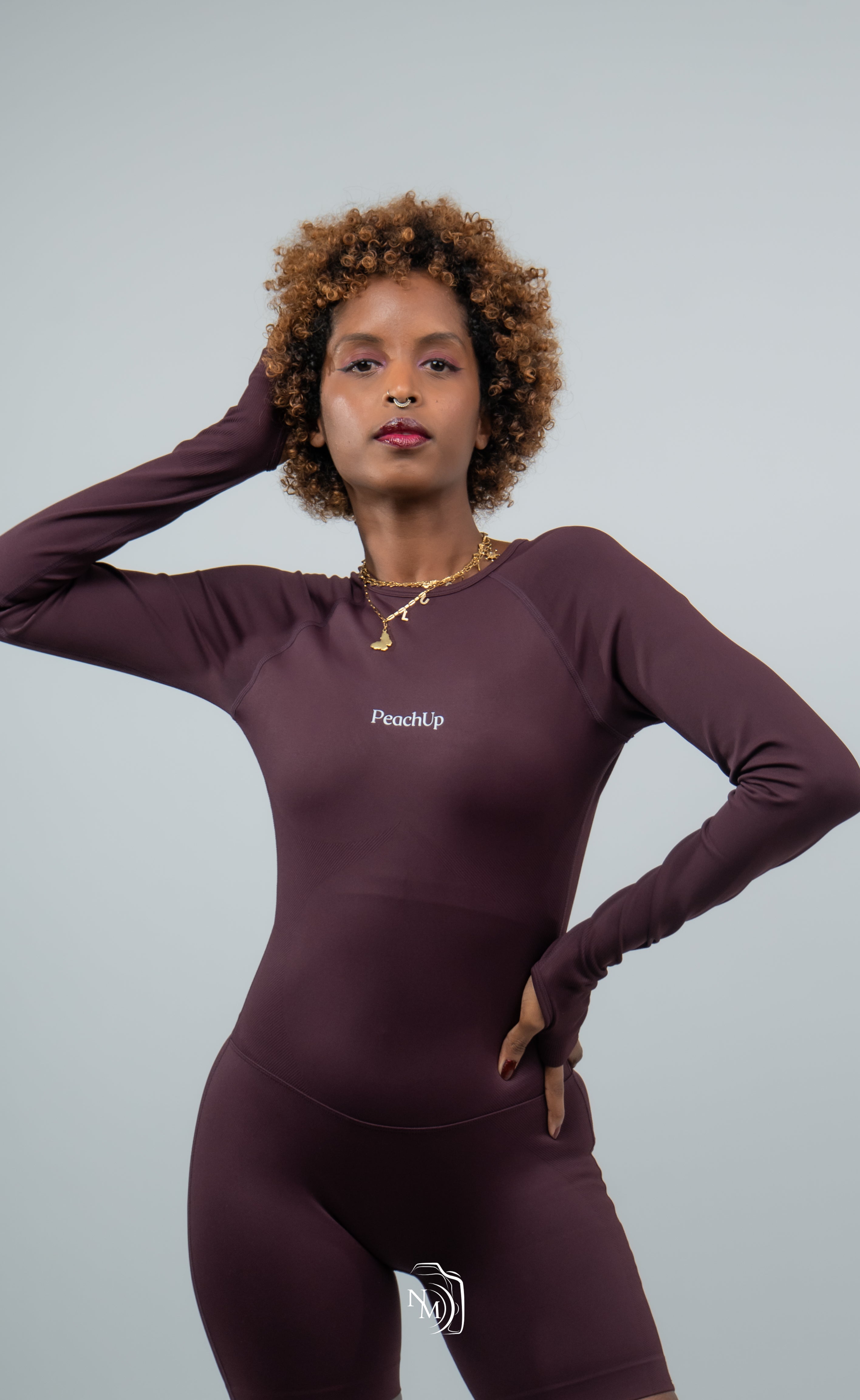 PeachLift combinaison dos-nu prune